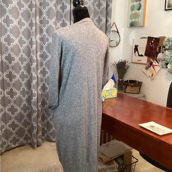 Gap Knee Length Cardigan in Heather Gray - Picture 8 of 9